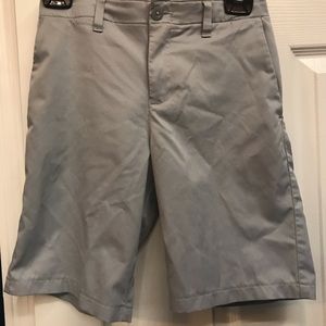 Light blue boys golf shorts